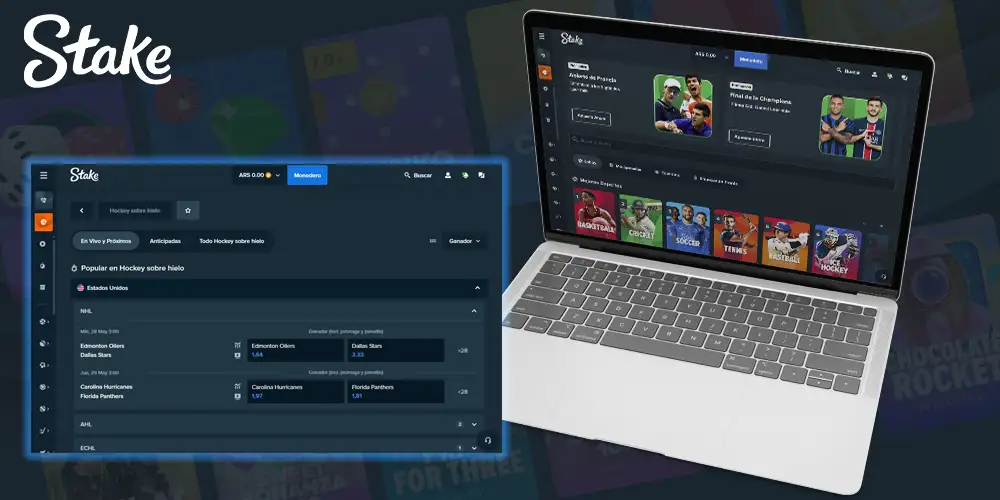 Hockey sobre hielo en Stake Casino