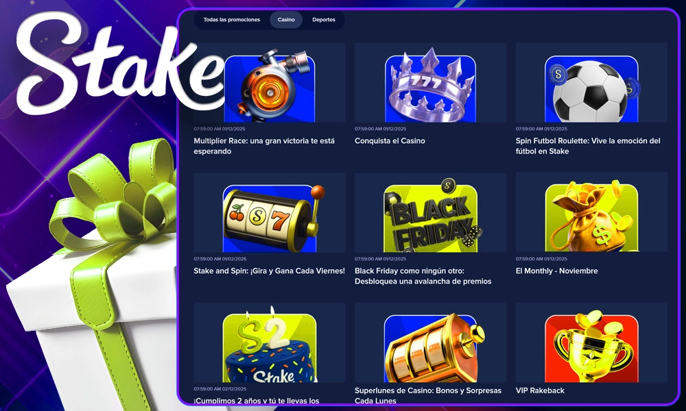 Bonos de Casino en Stake