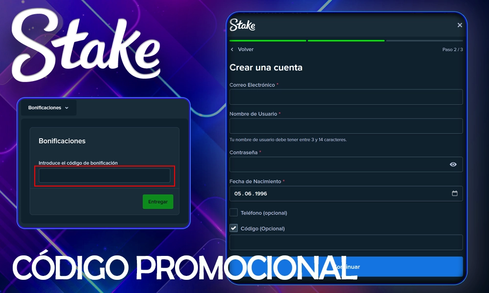 Código Promocional Stake
