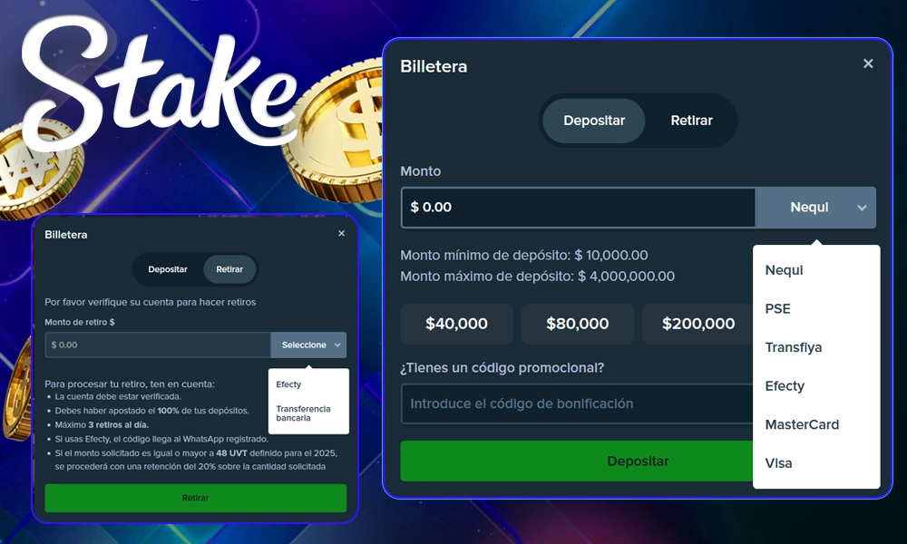 Como Retirar Dinero de Stake and How to Deposit